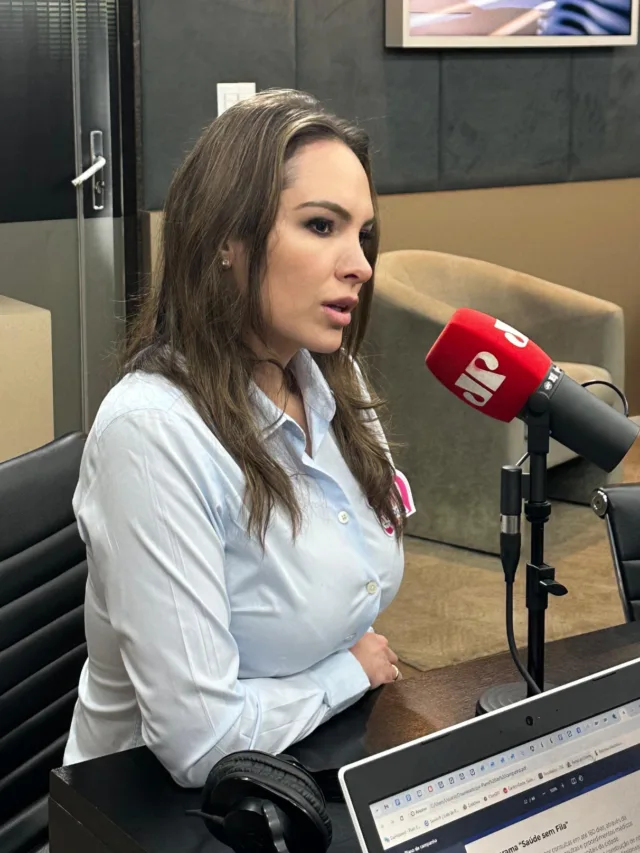 Maria Victoria participa de série de sabatinas na Jovem Pan News