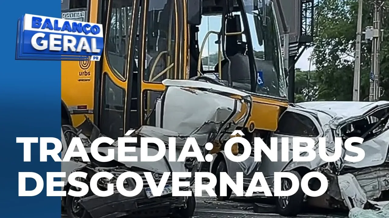 Tragédia no Santa Quitéria: veículo sem freios esmaga vários carros, uma pessoa morreu