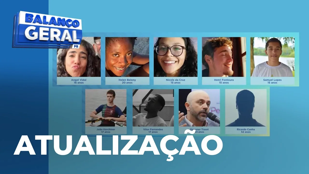 Novas imagens mostram que caminhão que matou atletas de remo na BR-376, em Guaratuba, teve problema