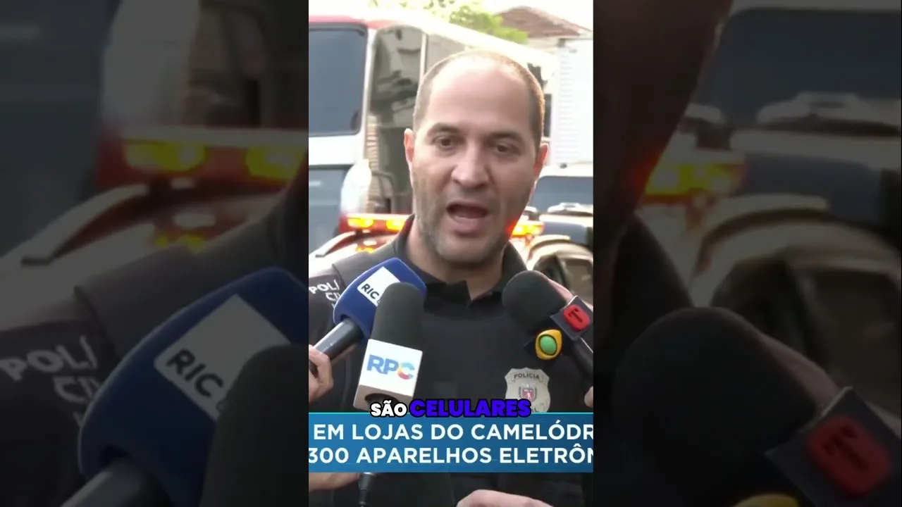 Operação em lojas de camelódromo, apreende mais de 300 aparelhos eletrônicos roubados