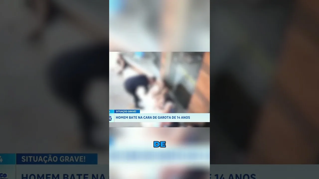 Homem bate na cara de garota de 14 anos