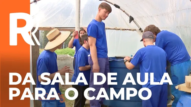 Colégio agrícola cria um sistema para produção de tilápia