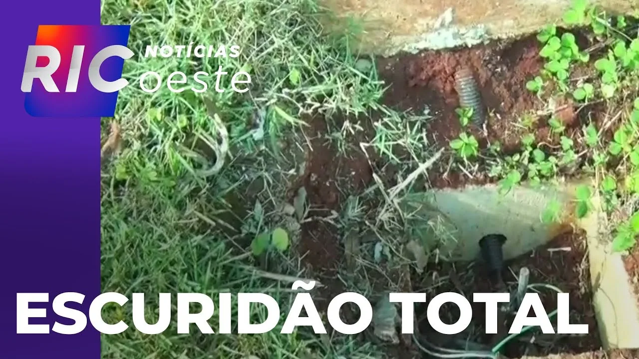 Quase 5 km da BR-277 ficam sem iluminação após furto de fios em Cascavel