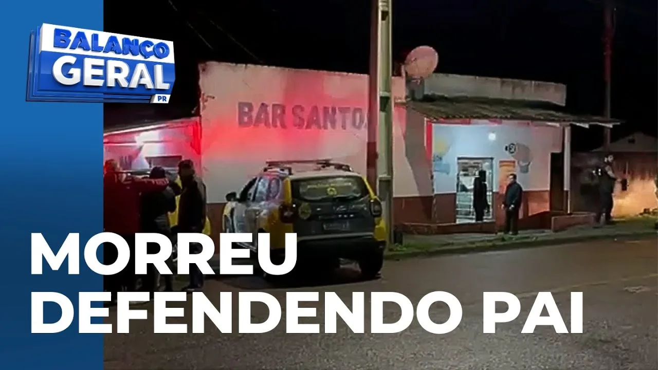 Jovem morre baleado após tentar defender pai em briga na região metropolitana da capital