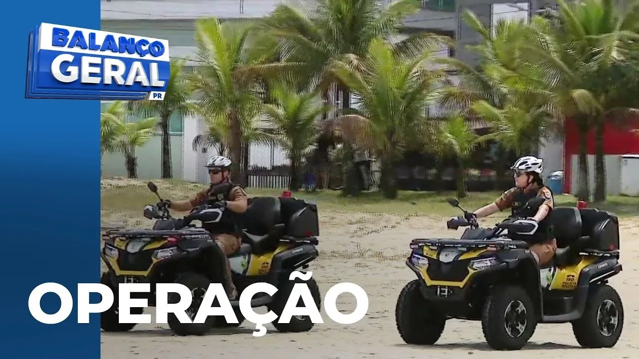 Operação coloca PM's na rua e instala ônibus da polícia na praia para agilizar o atendimento