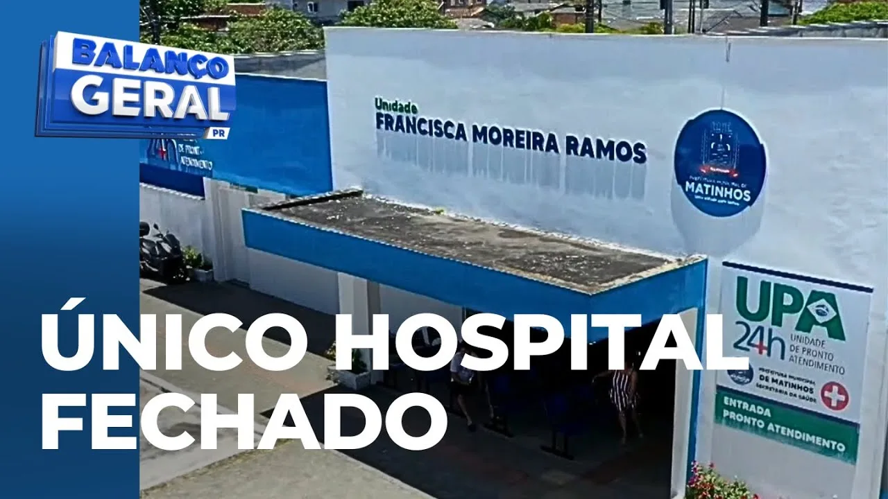 O único hospital e maternidade fechou as portas e na UPA faltam funcionários e insumos básicos