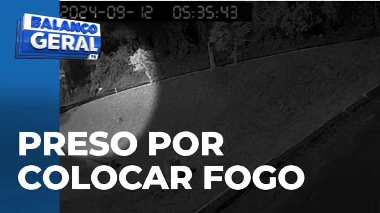 Polícia prende homem que colocou fogo em parque e deixou em risco residência e até um hospital