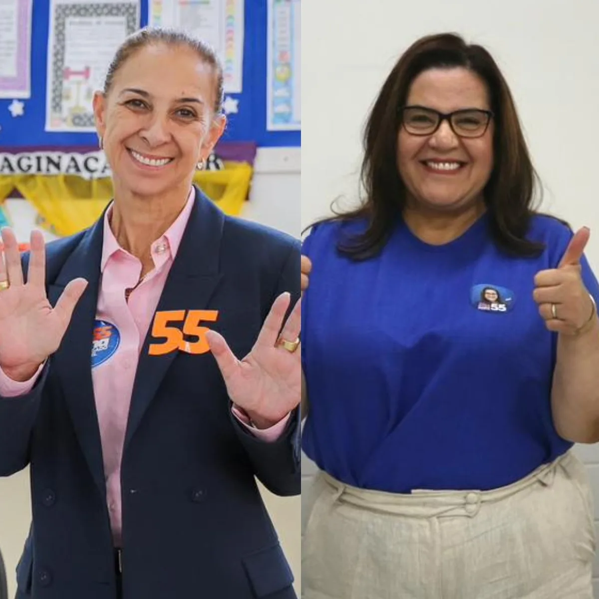 Nina Singer, em Pinhais, e Professora Rosa Maria, em Pinhais, estão entre as prefeitas eleitas no Paraná
