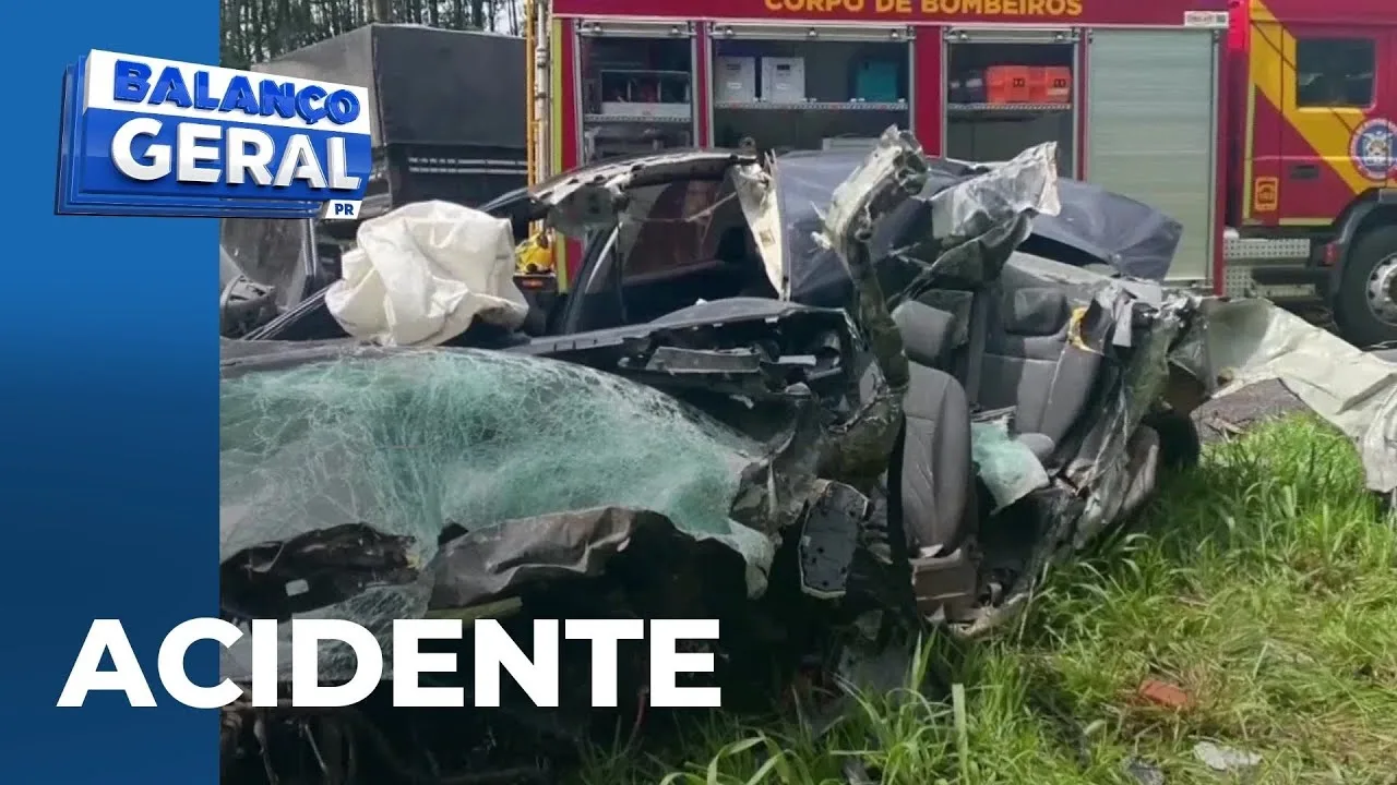 Batida entre carro e caminhão deixa uma pessoa em estado grave; acidente aconteceu uma BR-369
