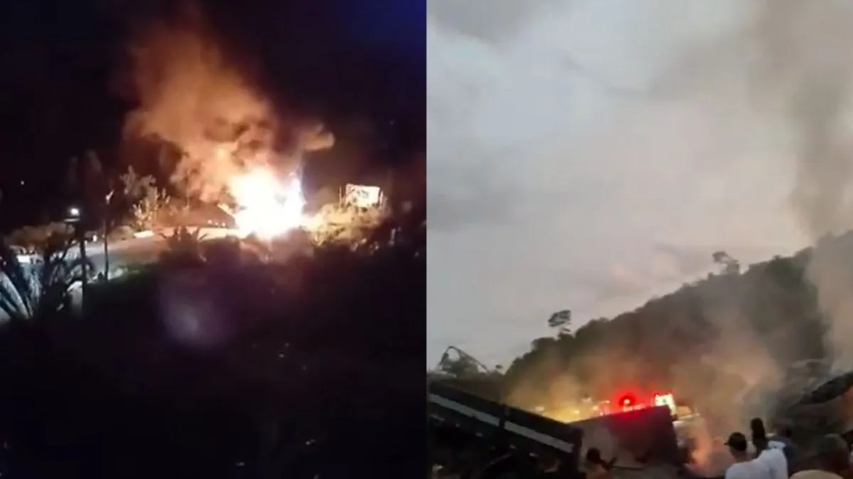 O acidente ocorreu na madrugada deste sábado (21)