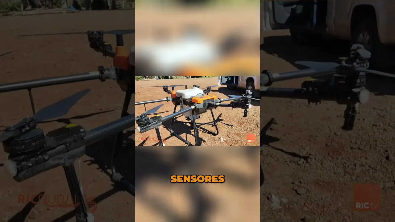 Revolução no monitoramento de safras #rural #drone #safra