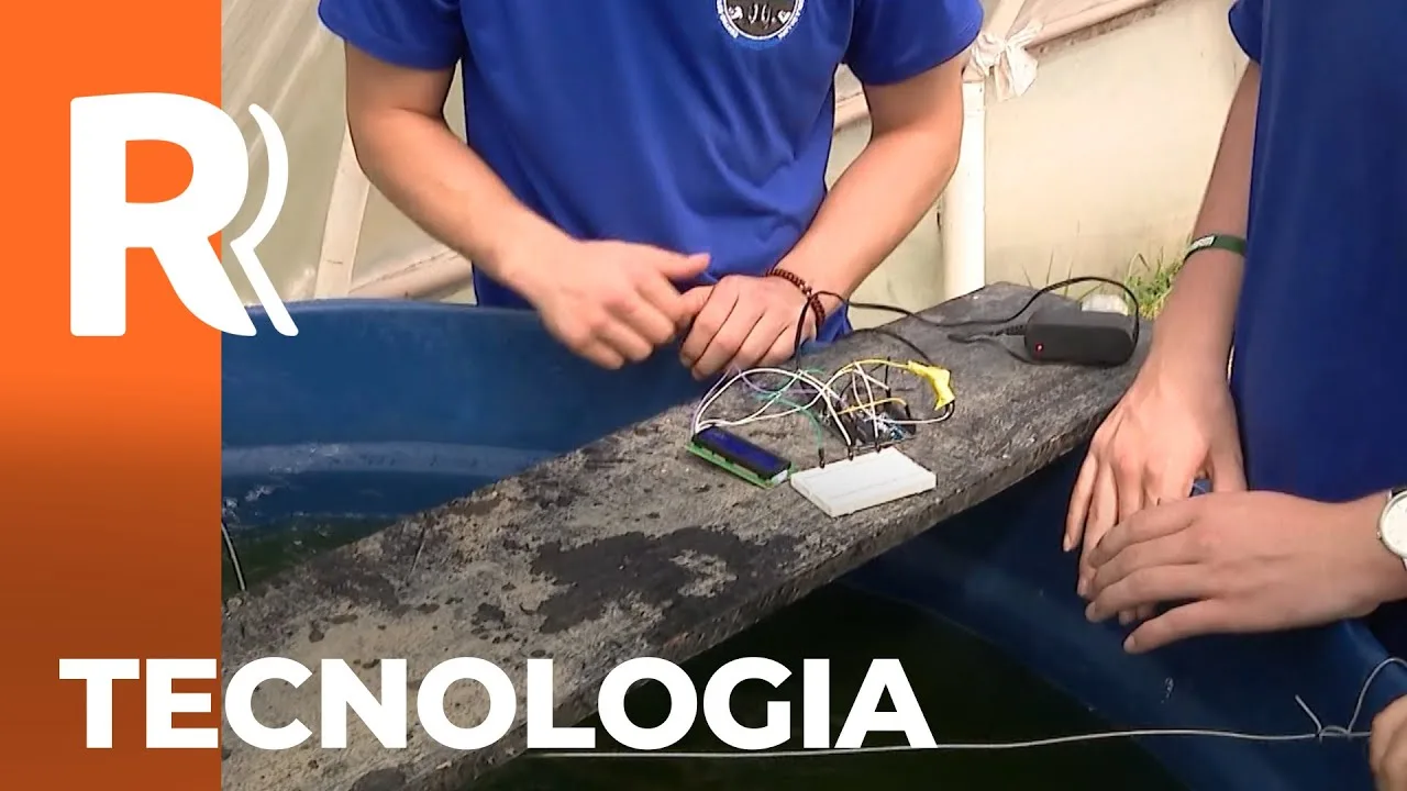Alunos do colégio agrícola da Lapa criaram uma solução moderna para a produção de tilápias