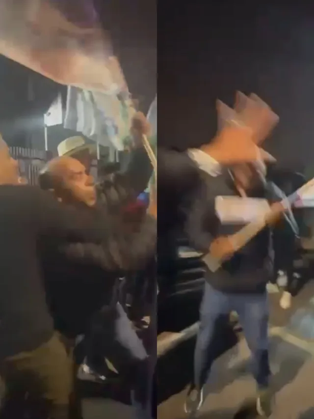 Briga entre eleitores de Londrina termina com mulher agredida e homem preso; veja o vídeo