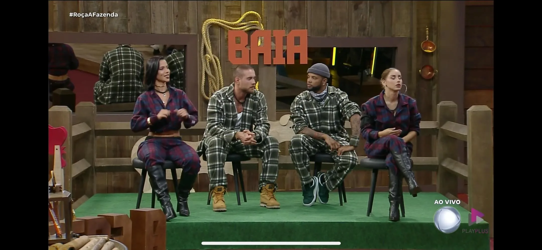 Baia da segunda Roça de A Fazenda 16 (Imagem: Reprodução / RECORD TV)