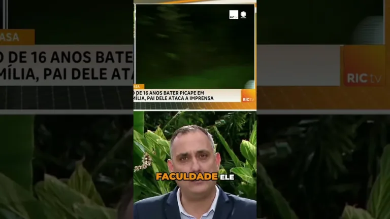 Pai ataca a imprensa após seu filho, de 16 anos, bater a picape em carro de família