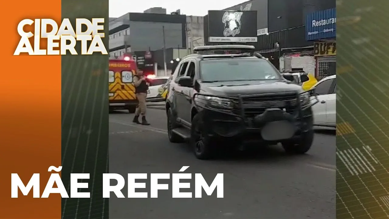 Filho faz a mãe de refém no bairro Uberaba; suspeito teria tido um surto psicótico