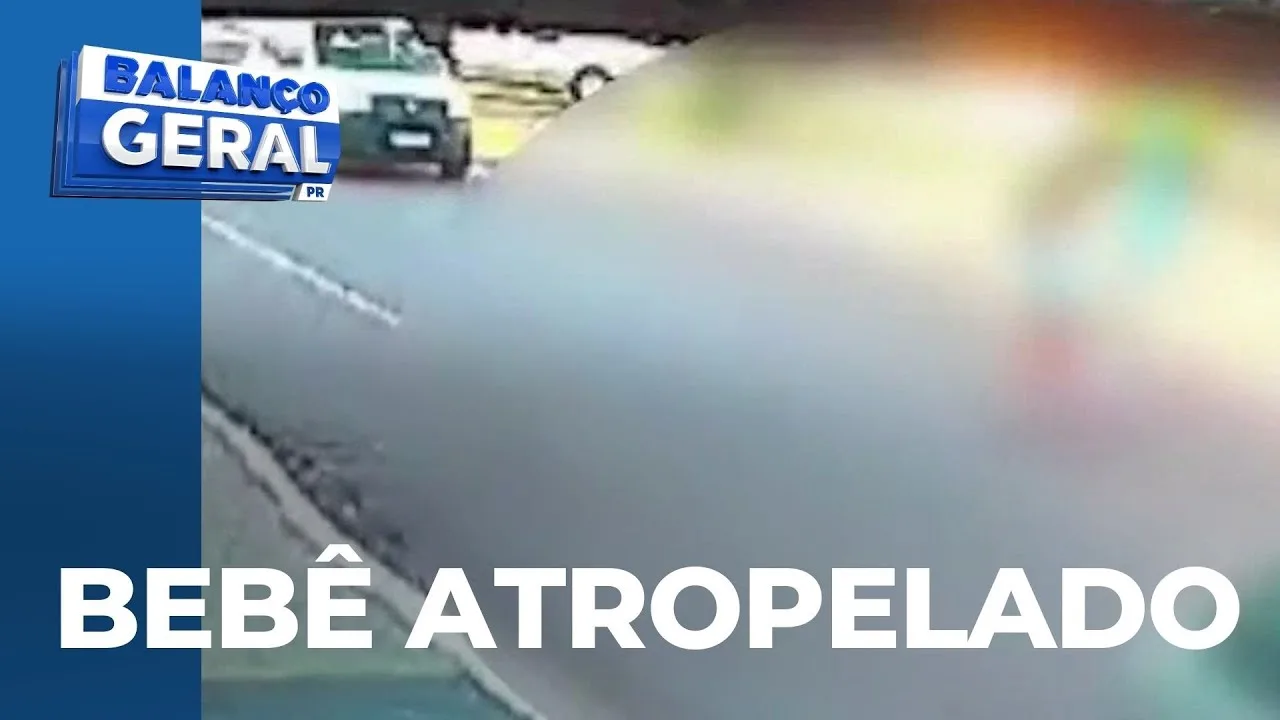 Jovem e bebê são atropelados em Marilena; motorista, com sinais de embriaguez, foi preso