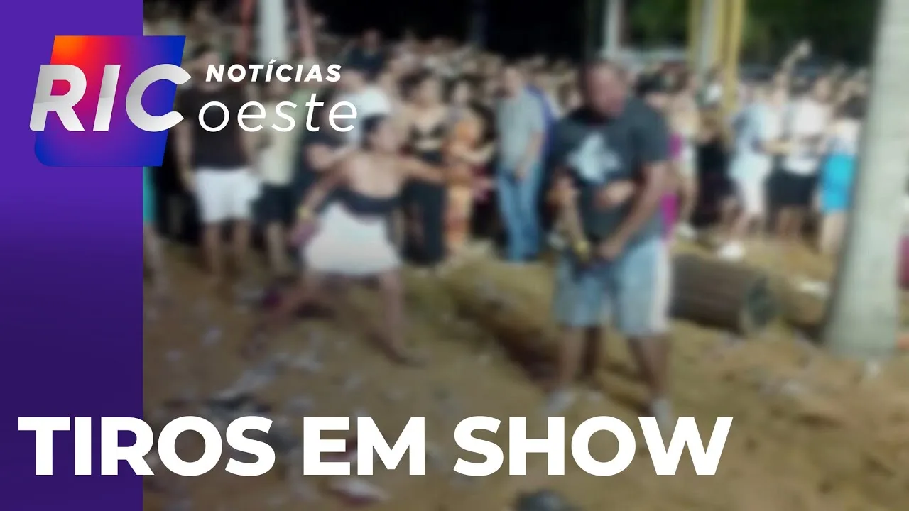 Tiros em show de pagode: policial militar atira contra duas pessoas em parque de Foz