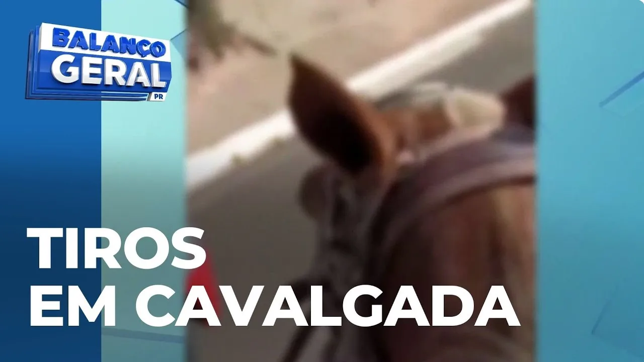 Homem é salvo pelo celular ao ser baleado em uma cavalgada