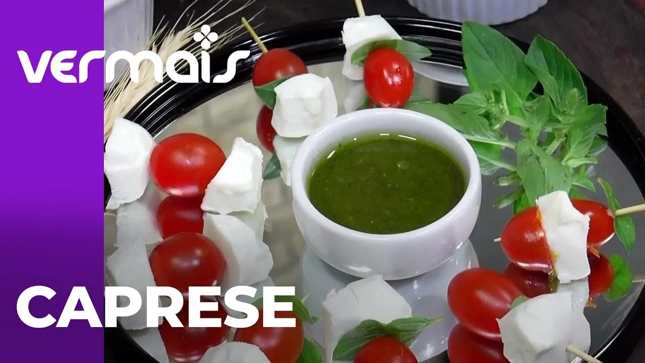 Para esse fim de ano aprenda a faze um espeto caprese