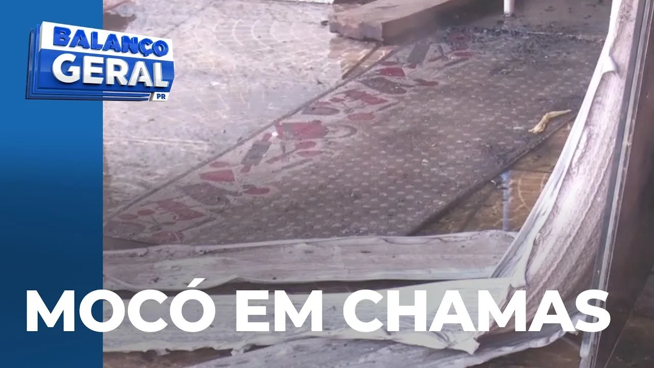 Homem em situação de rua entra em mocó em chamas e sai ferido