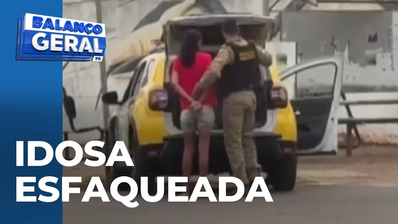 Idosa é esfaqueada após desentendimento; suspeita foi presa dentro do ônibus