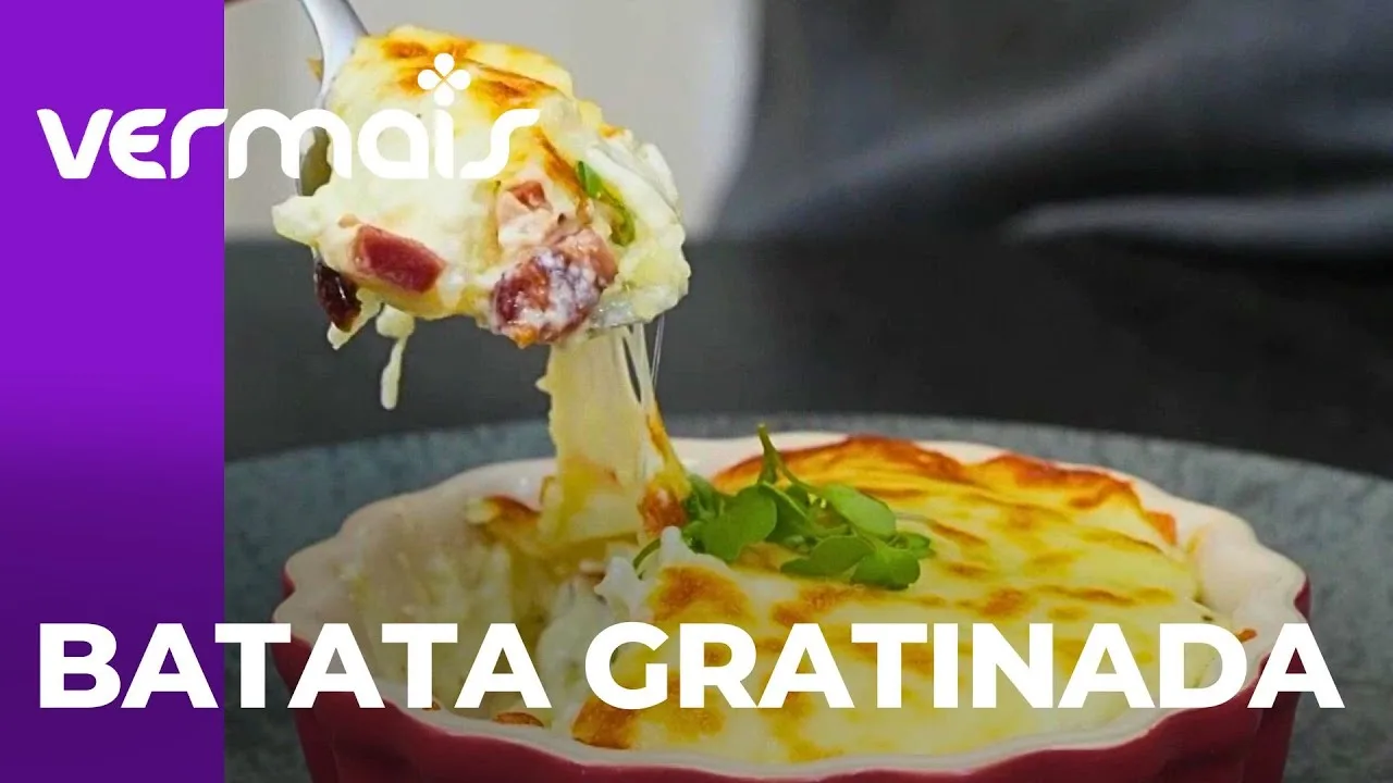 Receita do dia: aprenda a fazer a famosa batata gratinada com molho bechamel