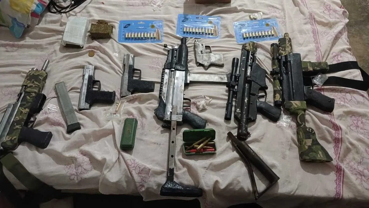 submetralhadoras foram encontradas em Colombo