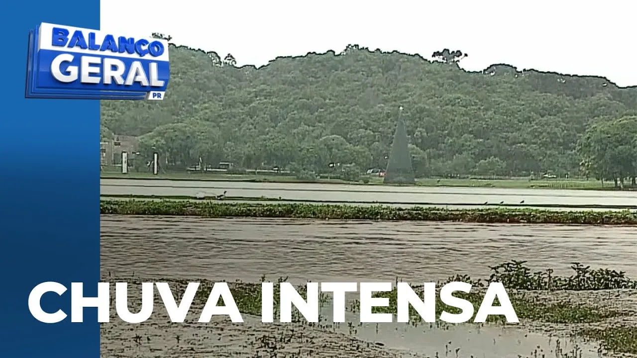 Parque Barigui ficou debaixo d'água; casas alagadas e estradas bloqueadas