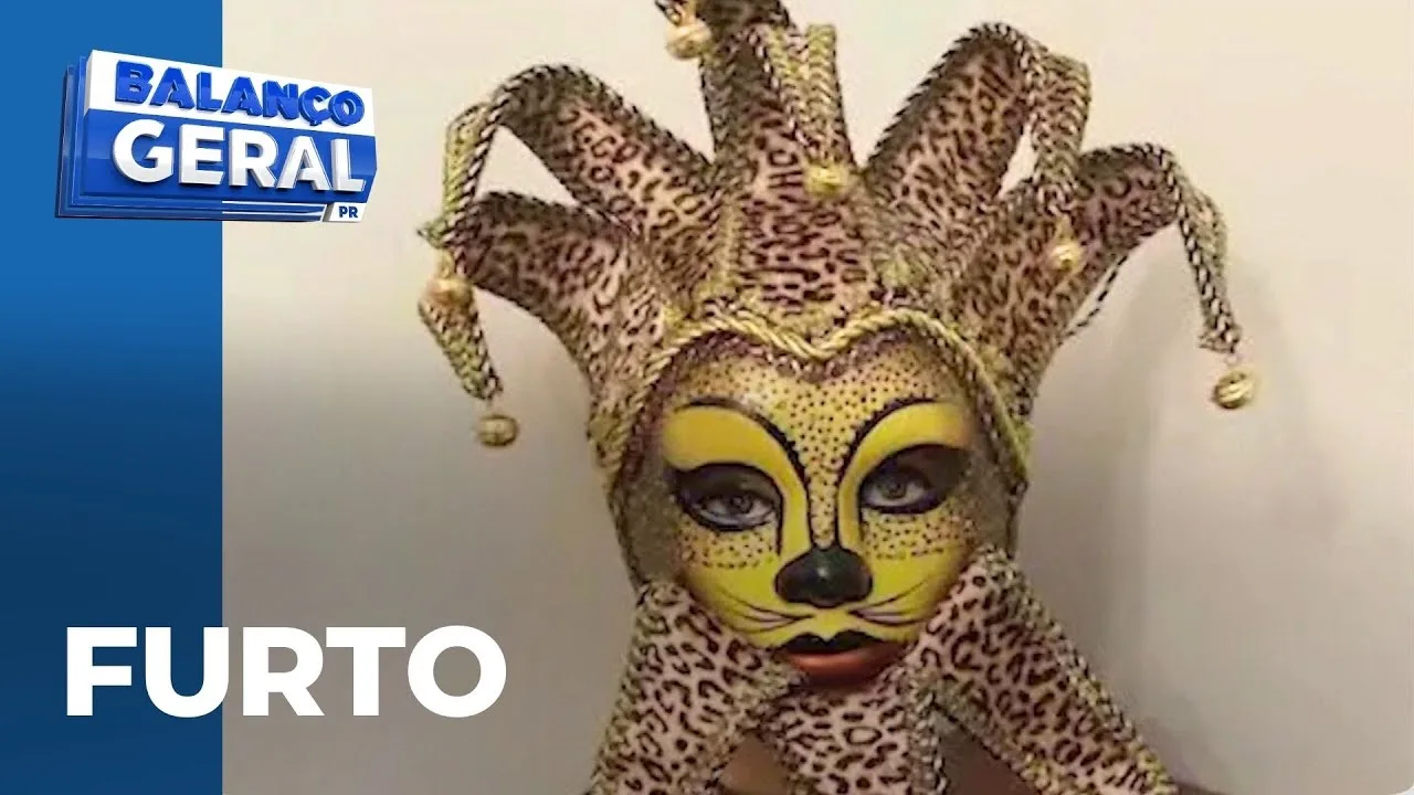 Em Curitiba, suspeitos furtam máscara de carnaval, produzida na Itália, com valor de quase R$ 40 mil