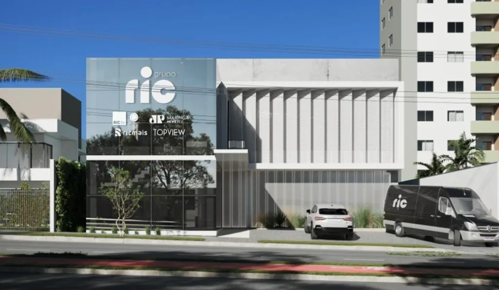 Fachada do Grupo Ric em Maringá