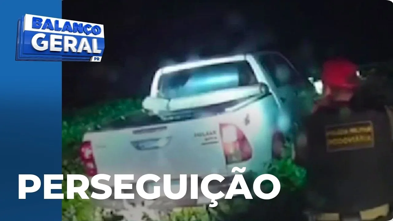 Perseguição policial, na PR-323, acaba em confronto e morte; caminhonete furtada foi recuperada