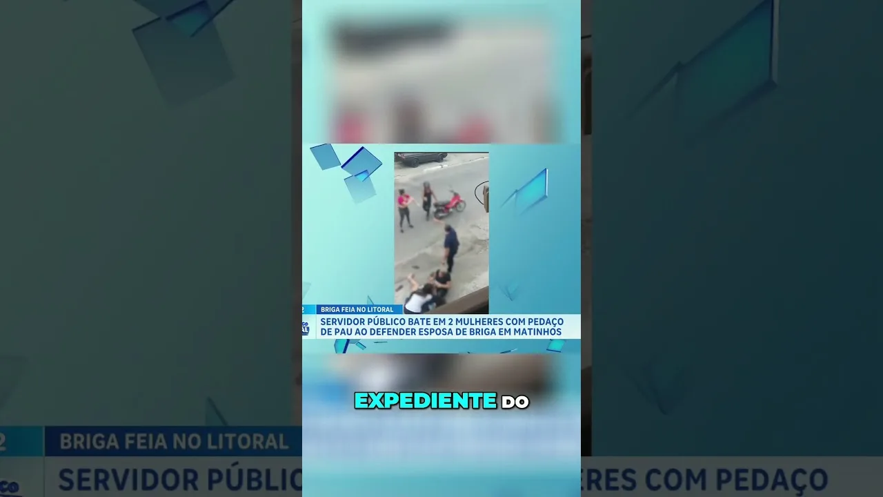 Servidor público bate em 2 mulheres com pedaço der pau ao defender esposa de briga em Matinhos