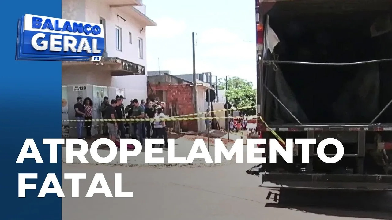 Cascavel: Mulher morre atropelada por caminhão no bairro Canadá