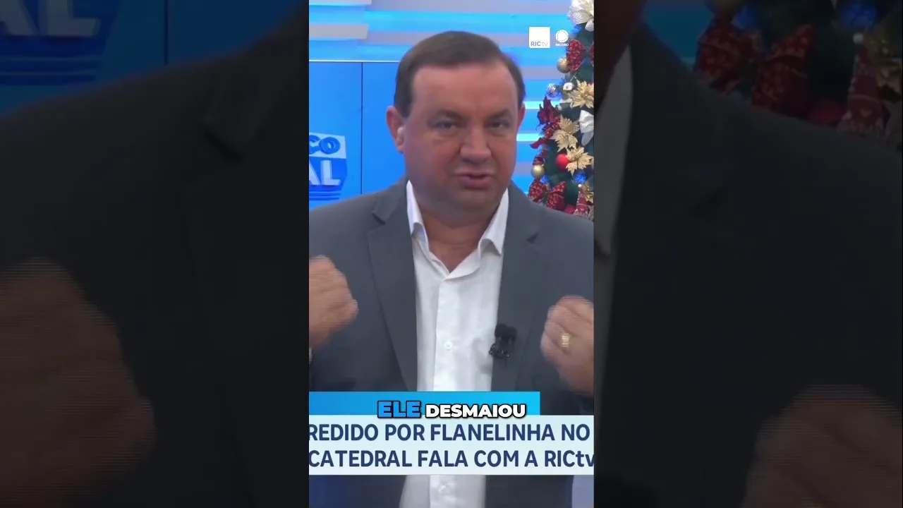 Vigilante, agredido por flanelinha no estacionamento da catedral, fala com a RICtv