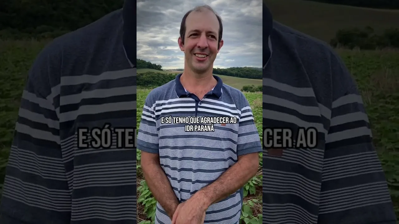 Ganhador do prêmio Orgulho da Terra, Romildo Vasata, na categoria Feijão #rural