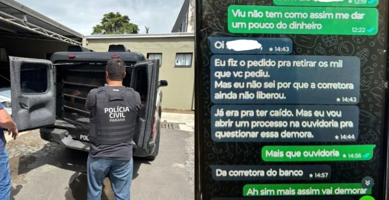 Mensagens mostram abordagem do ex-funcionário da prefeitura de Ponta Grossa com as vítimas