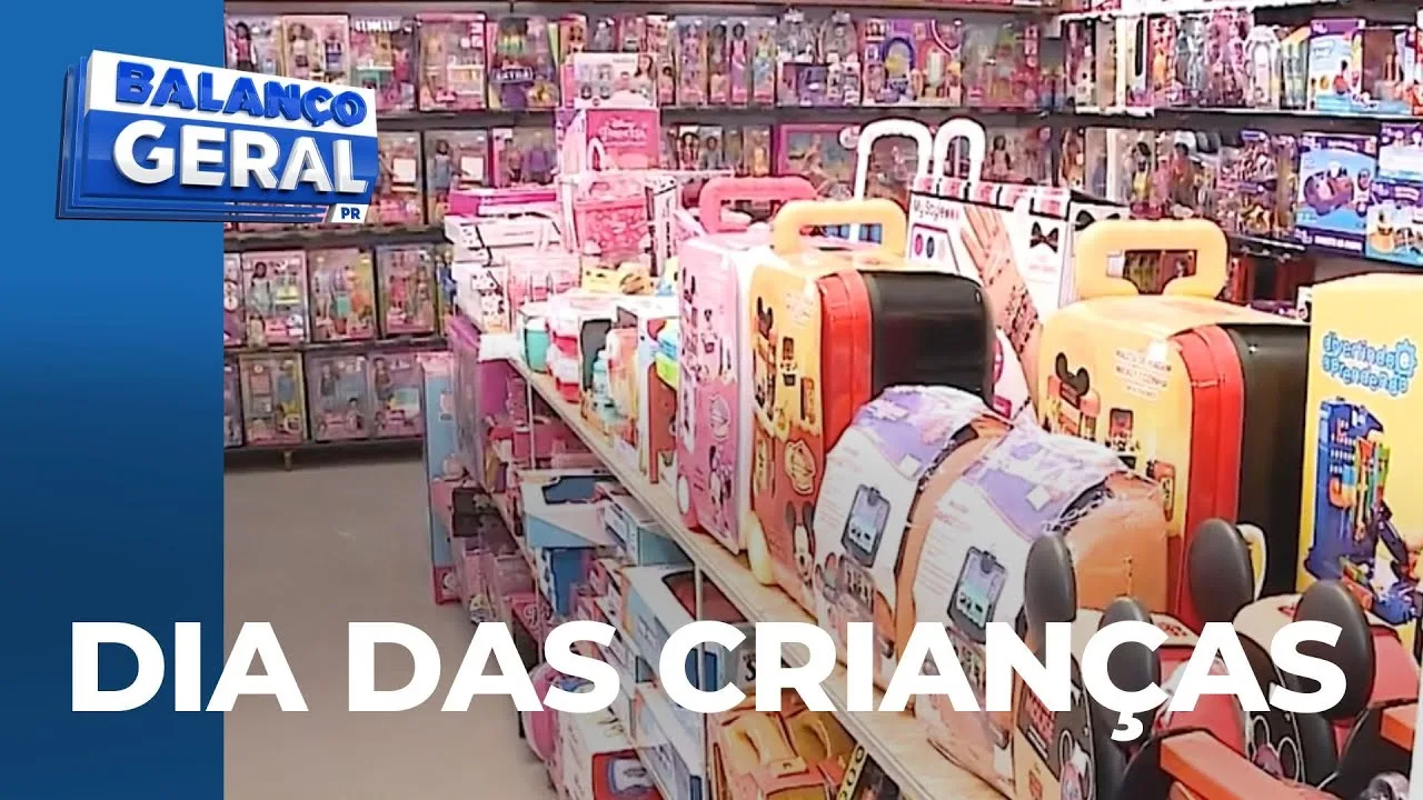 Comerciantes animados: presente das crianças vai custar, em média, R$ 154 neste ano