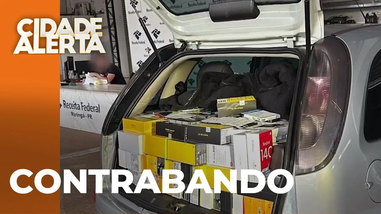 Receita Federal apreende mercadorias contrabandeadas avaliadas em R$ 200 mil