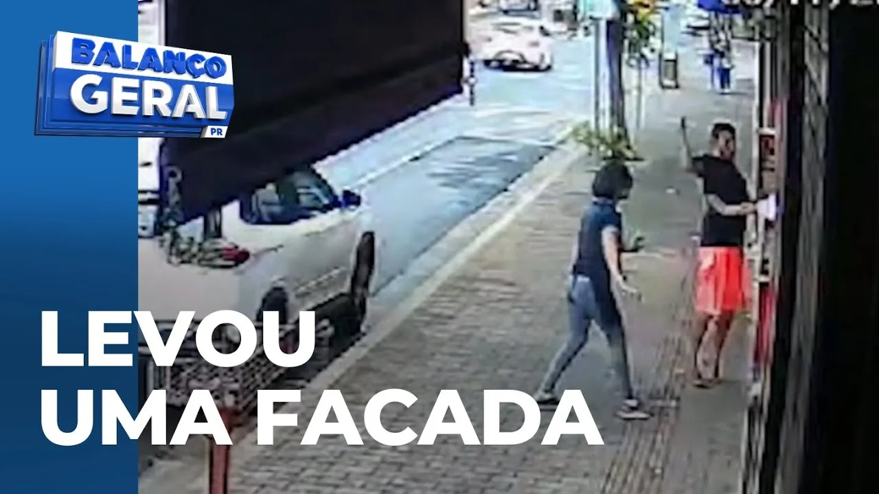 Homem é surpreendido com violência e pede socorro em pastelaria