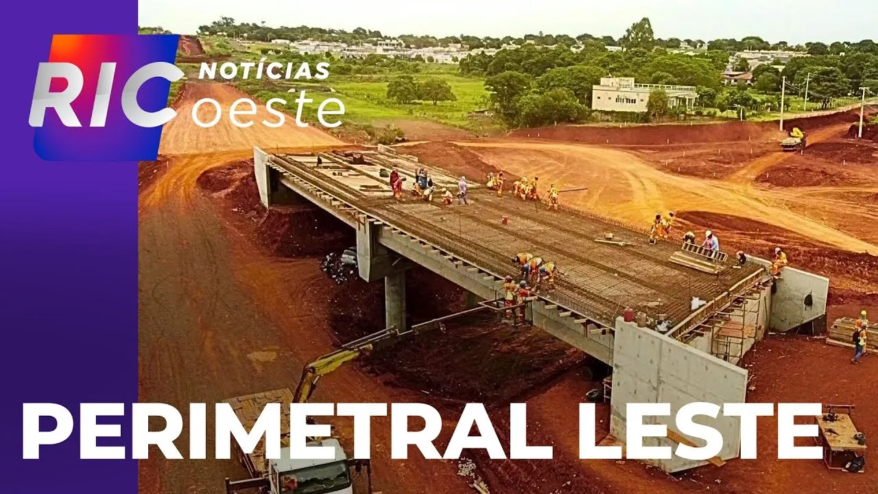 Perimetral leste de Foz chega a 48,64% e terá terceiro turno para intensificar trabalho