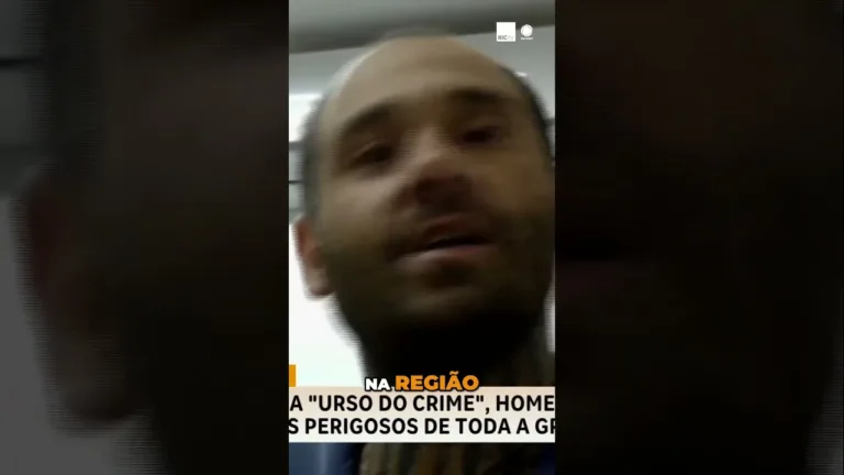 Polícia prende o "urso do crime", homem considerado um dos mais perigosos de Curitiba