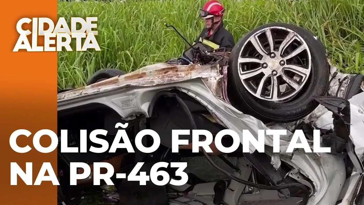 Acidente na PR-463: Enfermeiras feridas em batida frontal entre carros