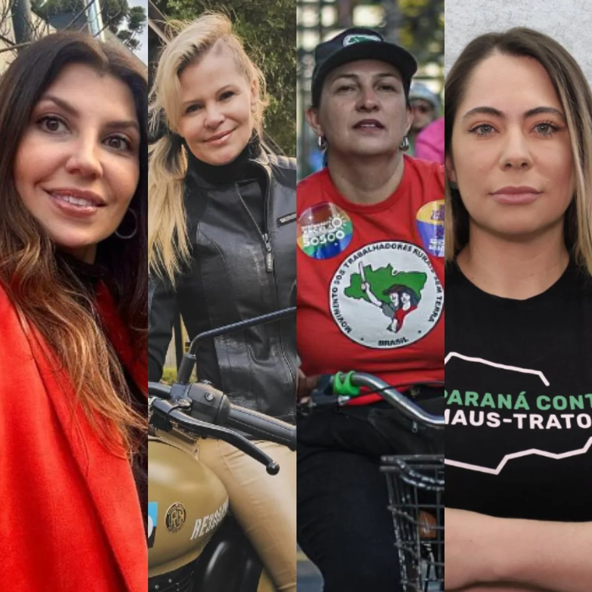 Rafaela Lupion (PSD), Delegada Thatiana (União), Professora Angela (PSOL) e Andressa Bianchessi (União) estão entre as estreantes na Câmara Municipal de Curitiba