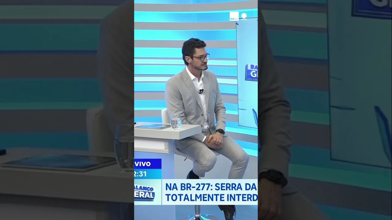 Deslizamento na BR-277 bloqueia Serra da Esperança em Guarapuava