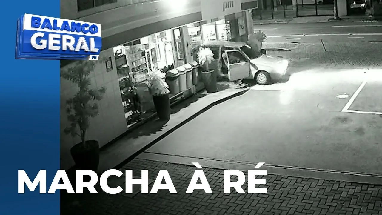 Gangue da Marcha à Ré: suspeitos invadem lojas e causam destruição; câmera registrou o crime