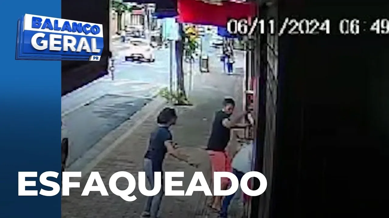 Homem é esfaqueado na rua e corre pedir ajuda em lanchonete de Ibiporã