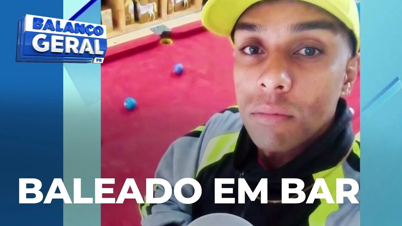 Homem é baleado em bar e morre no hospital; câmera de segurança flagrou o assassinato
