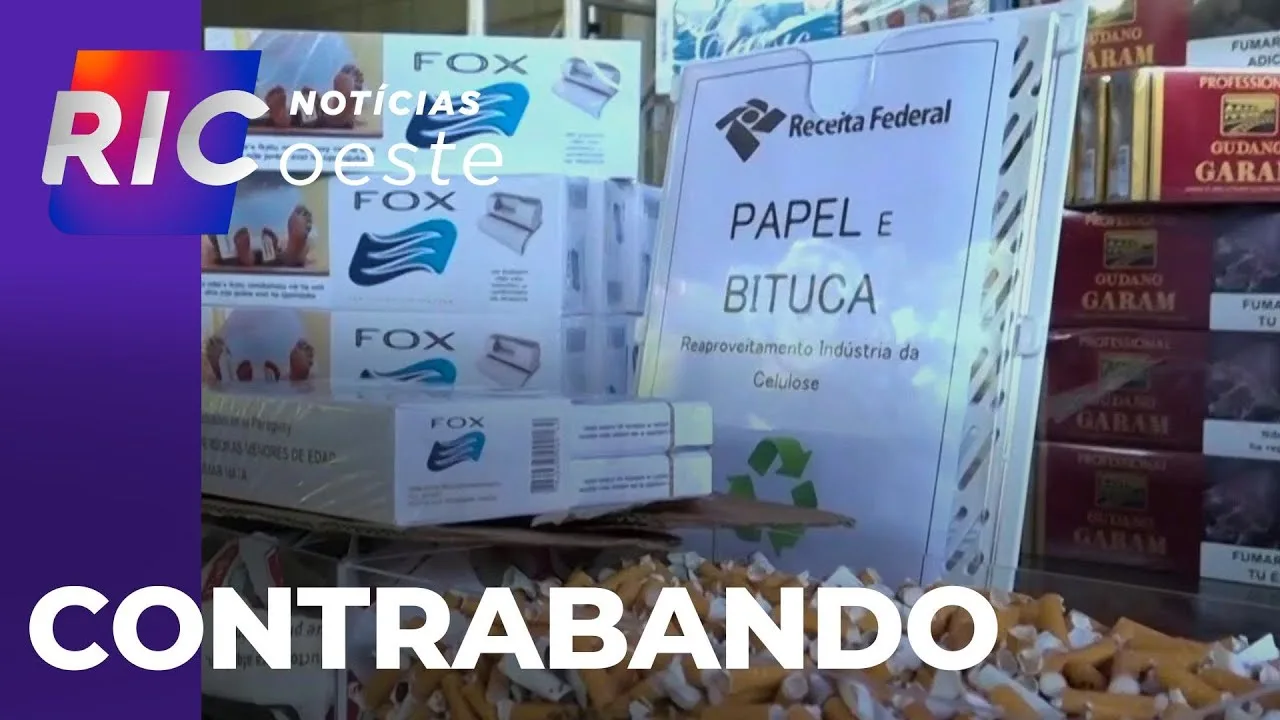 Operação: Receita Federal destrói quse R$ 44 milhões em cigarros ilegais