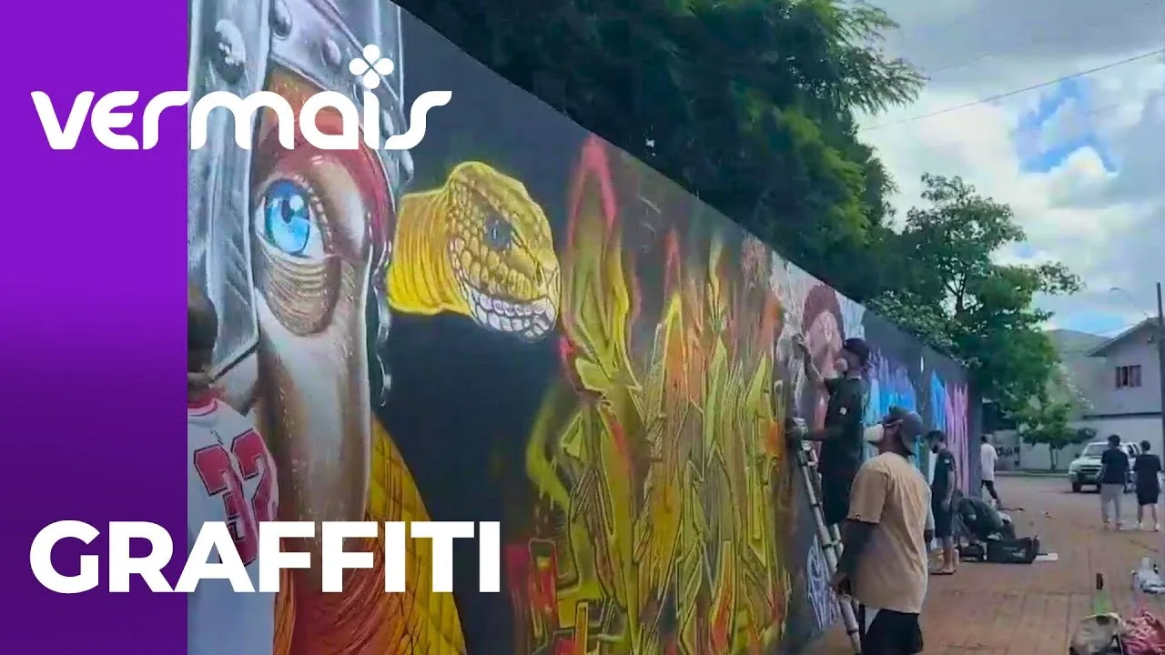 Cores do Interior: artistas participam do encontro internacional de graffiti